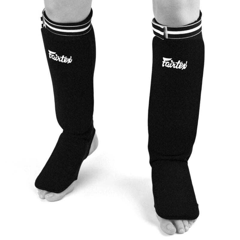 fairtex elastic shin pads SPE1 Black